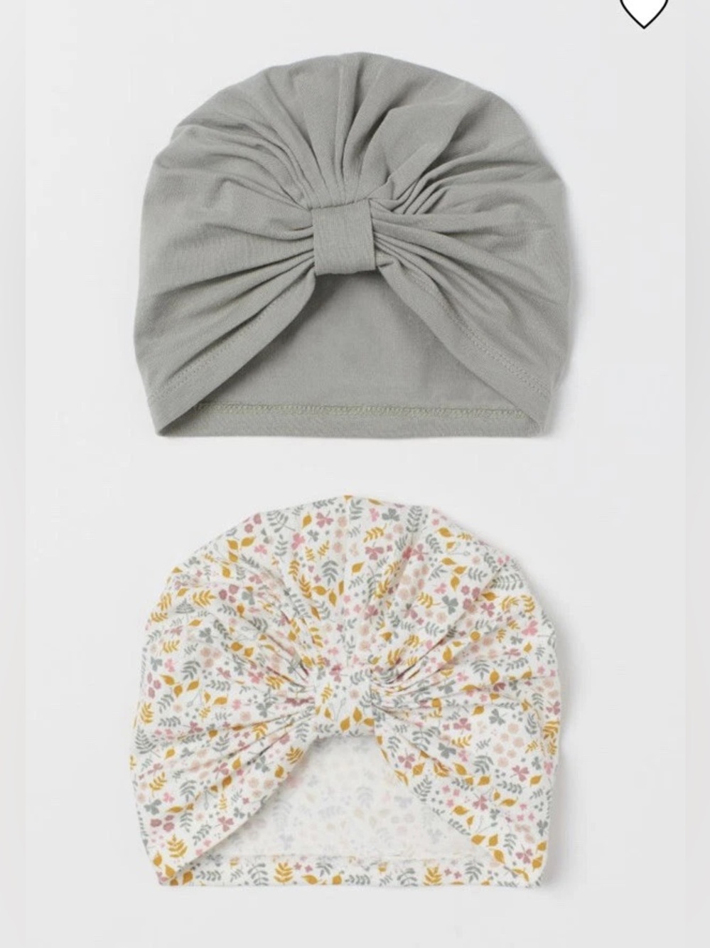 H&M Turban Hats 9-12M